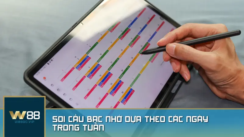 Soi cầu bạc nhớ theo ngày trong tuần giúp xác định những con số có tần suất xuất hiện cao vào các ngày cố định, tối ưu chiến lược đặt cược.